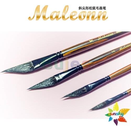 MALEONN 4800DS Squirrel hair Blade shaped Watercolor brush Art professional painting brush Oblique head Detail brush