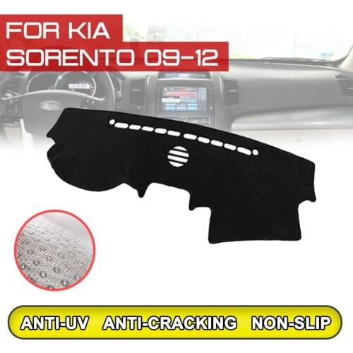 For KIA Sorento 2009 2010 2011 2012 Car Dashboard Mat Anti-dirty Non-slip Dash Cover Mat UV Protection Shade
