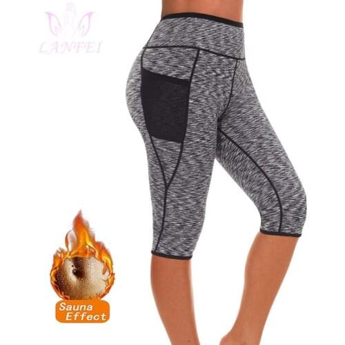 LANFEI Womens Control Panties Slimming underwear Body shaper Tight Pants Sport Running Leggings Waist Trainer Trouser Tracksuit