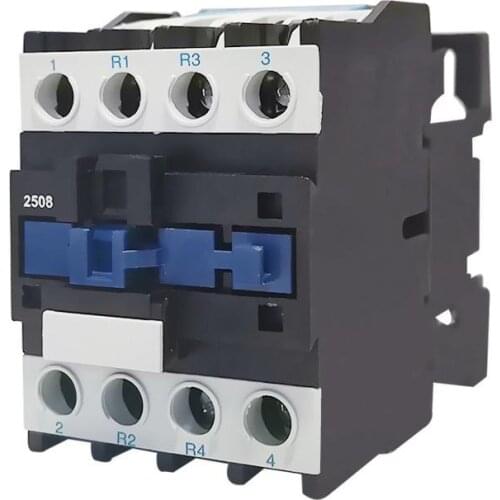 LC1-D25008 AC Contactor 4p Sliver Point Electric Contactor 380V контактор 220v 2NO+2NC 32/40/50/65/95A télérupteur styczniki