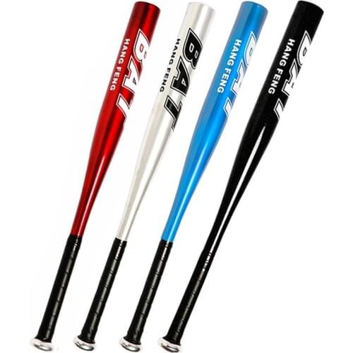 New Exercise Baseball Aluminum Alloy Exercise Baseball Bat of The Bit Hardball Bats 25" 28" 30" 32" Inch Black Red Silver Blue