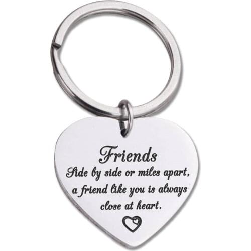 Friendship Gift for Women Best Friend Key chain for Teen Girls Birthday Relationship Gifts for Best Friend Sisters Besties BFF