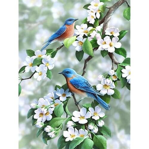 Animal Bird Pre-Printed 11CT Cross Stitch Embroidery Set DMC Threads Sewing Knitting Needlework Handiwork Stamped Sales