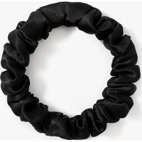 Soft Silk Skinny Scrunchie 100% Pure Silk Scrunchies Wholesale Hair HeadBand Accessories Soft Care Luxurious
