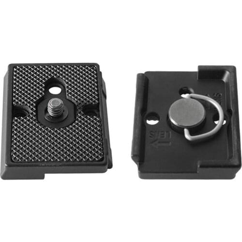 Camera Tripod Quick Release QR Plate Full Manfrotto 200-PL14 Compatibility Durable Rubber Pad Camera Accessories