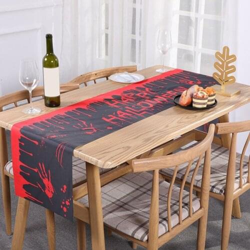 Tablecloth Pumpkin Skull Halloween Festive Decoration Spider Web Tablecloth High Quality Durable Halloween Theme Party Supplies