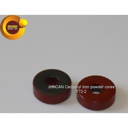 T72-2 High frequency radio frequency (rf) iron powder core magnetic core