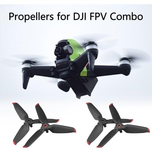 Three-Blade Propellers for DJI FPV Combo Drone Quick Release Blade Props Wing Fan Spare Part Noise Reduction Accessoires