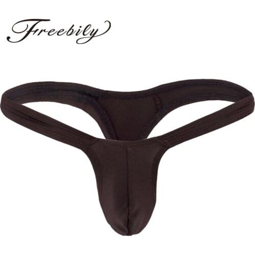 New Arrival Sexy Underwear Mens Sissy Briefs T-Back Men Fashion Bulge Pouch Jockstrap Mini Briefs Bikini T-back Thongs Underwear