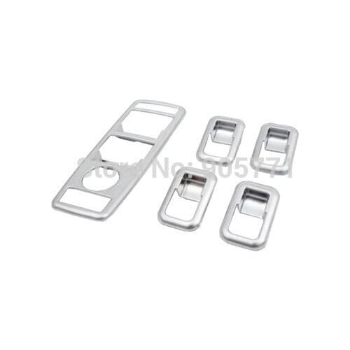 High Quality Matte Silver Side Window Panel Master Switch Decorate Trim Styling for Mercedes Benz W212 E Class 10