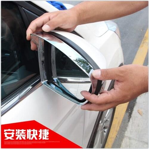 For Ford Escape Kuga 2013-2017 High Quality ABS Rearview Mirror Rain Eyebrow Rain Shield Decoration Car Accessories
