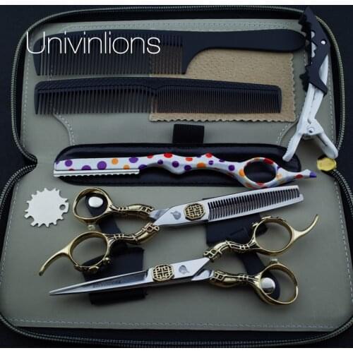 6" master 440C japanese hair cutting shears razor barber thinning scissors professional hair scissors high quality cabelereiro