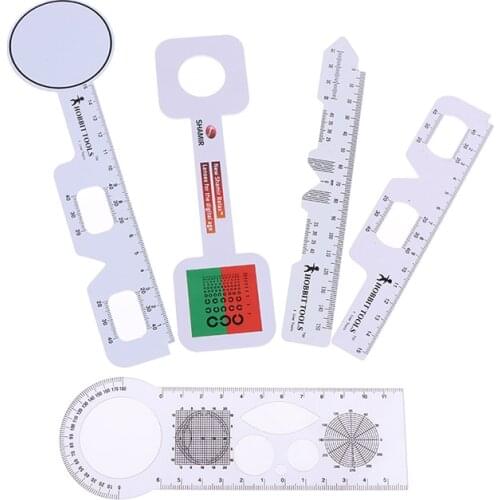 1Pcs Practical Optical PD Ruler Pupil Distance Measuring Eye Ophthalmic Tool