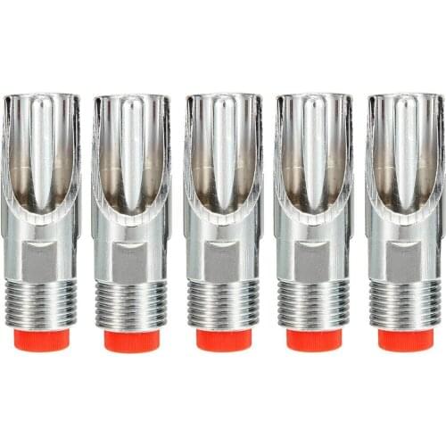 5pcs/lots New Stainless Steel 1/2PT Thread Automatic Nipple Drinker Waterer For Pig