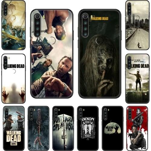 TV The Walking Dead Phone case For Xiaomi Redmi Note S2 4 5 6 7 8 A S X Plus Pro black painting hoesjes silicone cell cover tpu