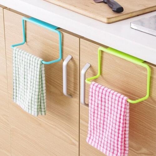 Door Back Hook Apron Towel Racks Over Kitchen Hook Cabinet Door Back Rag Storage Hanging Holder Kitchen Supplies Accessories