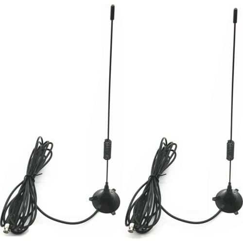2 x 7DBi Dual Band Magnet Antenna High Gain 4G LTE CPRS GSM WCDMA 3G Wifi Signal Booster Amplifier Modem Directional Adapter