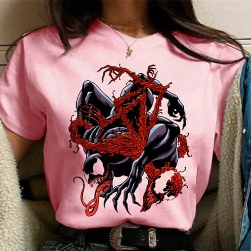 Venom Cool Anime Funny Cartoon T Shirt Men Unisex Streetwear Spider Man T-shirt Super Hero Manga Tshirt Hip Hop Top Tees Male