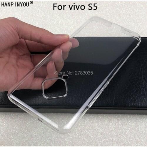 For vivo S5 S 5 6.44" Glossy Snap Phone Case Crystal Invisible Hard PC Full Cover Clear Camera Protect Back Shell