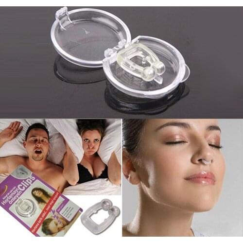 Hot Sale Stop Snoring Anti Snore Nose Clip Apnea Guard Care Tray Sleeping Aid Eliminate or Relieved Snoring Health Care