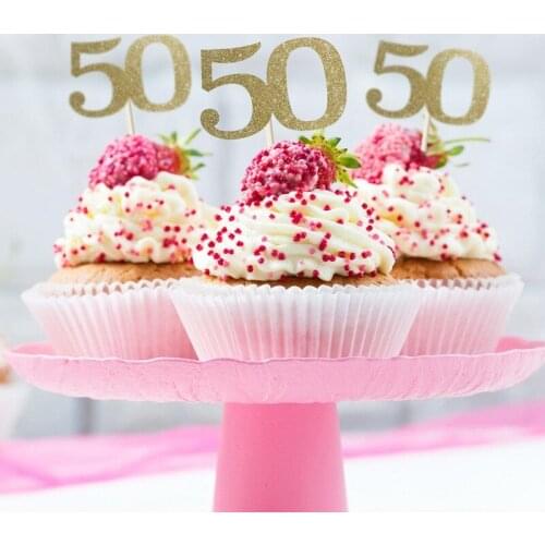 Personalised Age cupcake topper, 30th, 40th, 50th, 60th, 70th, 80th, 90th, any age, 12 glitter cupcake topper, Birthday party