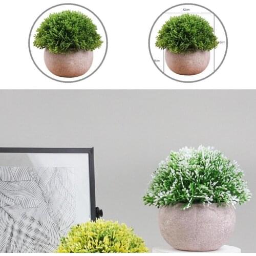 Plants Realistic Anti-fade Decorative Artificial Potted Plant Ornament Fake Plant Simulation Home Decor