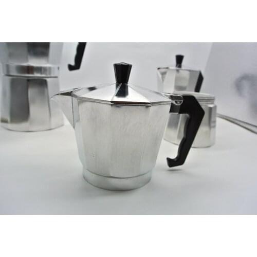 Stovetop Espresso Coffee Maker, 3 Cup/ 6 Cup/ 9 Cup/ 12 Cup Stainless Steel