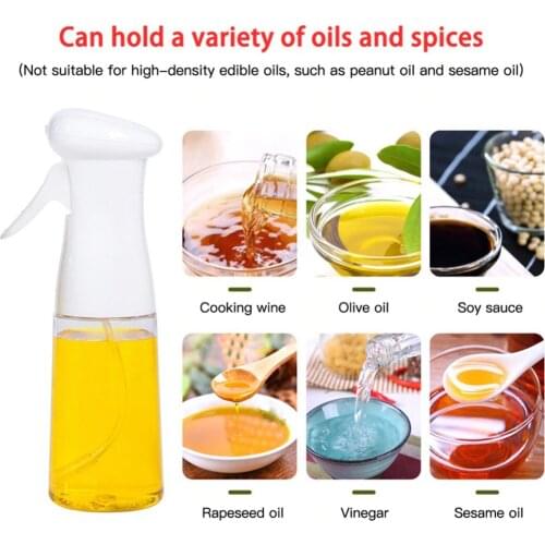 Kitchen Oil Bottle Plastic Olive Oil Spray Bottle Oil Vinegar Spray Bottles Water Pump Gravy Boats Grill BBQ Sprayer BBQ Tools