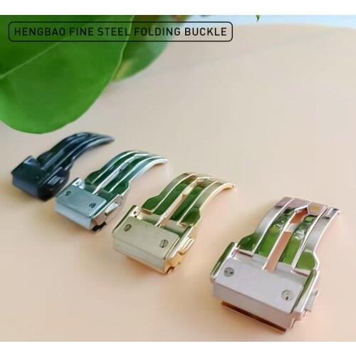 Metal Band Clasp For HUBLOT Series Watch Watch Accessories 18 20 22mm Men Stainless Steel Folding Watch Buckle Deployment Clasp