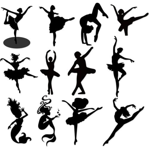 Metal Cutting Dies Stencils for DIY Scrapbooking/photo Album Girl Dance Decorative Embossing DIY Paper Card