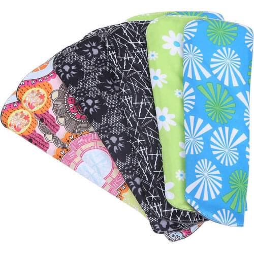 Washable Sanitary Towels Menstrual Pad Reusable Bamboo Charcoal Women Napkins Feminine Hygiene Product Period Cloth Pad 6pcs/lot