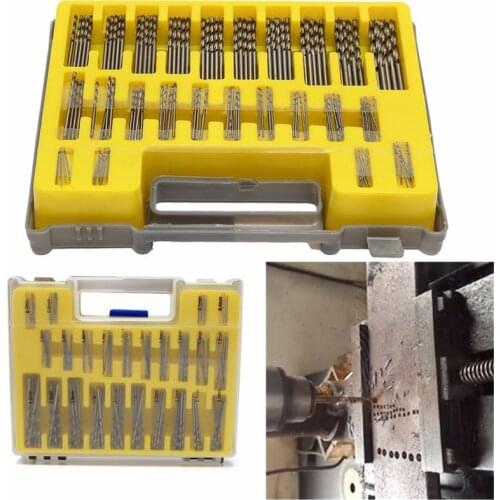 150Pcs HSS Power Rotary Micro Twist Precision Drill Bit Set High Speed for Drills Wood & Steel Portable Drilling Mini Tool Kit