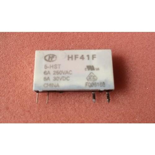NEW relay HF41F-5-HST HF41F5HST HF41F 5-HST 5HST HF41F-5HST 5VDC DC5V DIP4 10PCS/LOT