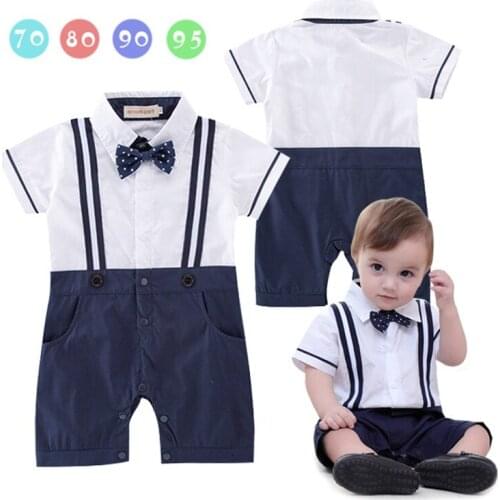 Infant Baby Boy Rompers Summer Baby 2020 Kids Boys Jumpsuit Birthday New Style Boys Infantil Jumpsuit Clothing Baby Boy Romper