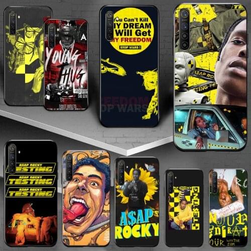 PENGHUWAN Rocky testing rap hip hop Black Soft Shell Phone Case Capa For OPPO Realme 5 3 2 Pro F7 F9 F11 F3 RENO Cover