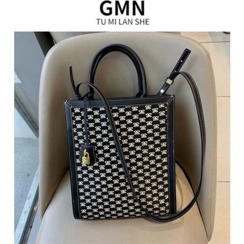 Casual Retro Commuter Ertical Design Women Handbag Fashion Printing Cross-body Bag Weekenders Travel Bag