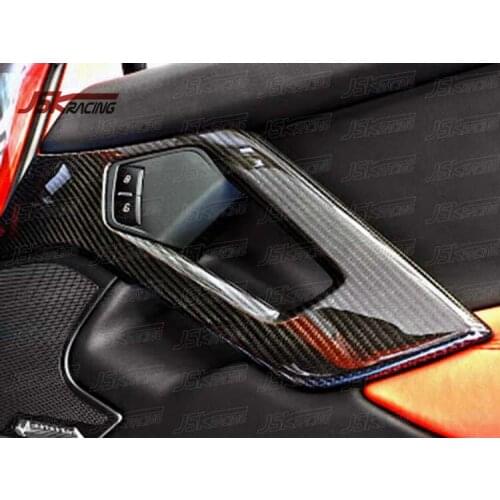 CARBON FIBER INTERIORS DOOR HANDLE FOR 2011-2015 LAMBO AVENTADOR LP700-4