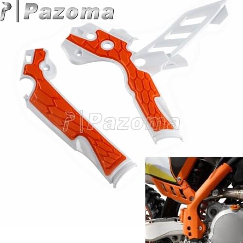 Motocross Grip Frame Protection Guards for 2011-2016 Orange EXC SX SX-F XC XC-W XC-F 125 150 250 350 450 500 Enduro Dirt Bike MX