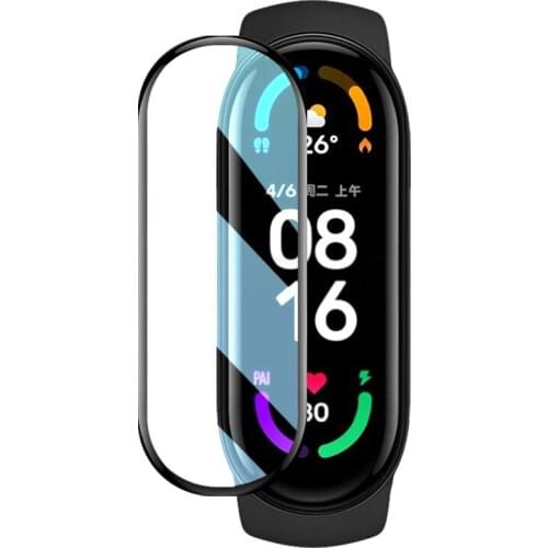 3D Curved Edge Full Soft Clear Protective Film Smartband Cover For Xiaomi Mi Band 6/5/4 Miband LCD Screen Protector Accessories