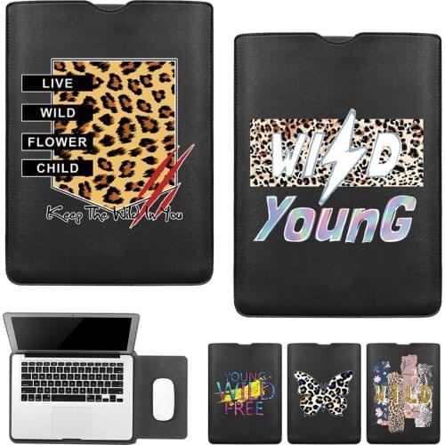 Laptop Sleeve Bag for 11 12 13 14 15 Inch Wild Pattern Unisex Notebook Bag Universal for HP/Lenovo/Samsung