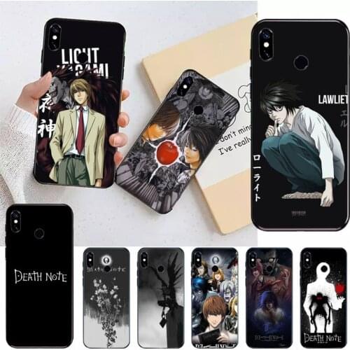 Death Note Ryuk kira anime Phone Case For Xiaomi Redmi note 7 8 9 t k30 max3 9 s 10 pro lite Luxury brand shell funda coque