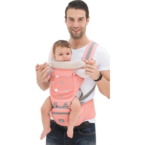 Ergonomic Baby Carrier Infant Hipseat Carrier Breathable Kangaroo Front Facing Baby Holder Baby Waist Carrier Travel For 0-36M