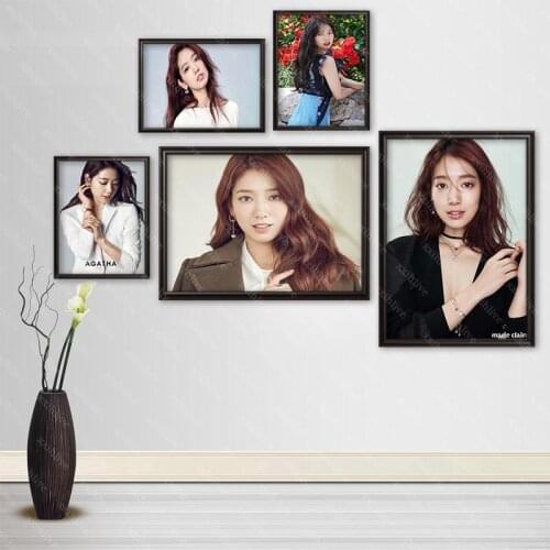 Custom Actor Park Shin Hye Silk Cloth Canvas Poster Home Decoration Wall Art Fabric Poster Print 20x30cm,27x40cm,30x45cm,40x60cm