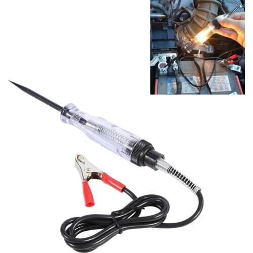 HOT!! 6V-24V Auto Car Truck Motorcycle Transparent Circuit Digital Voltage Tester Test Pen Car Diagnostic Tools Free Shipping