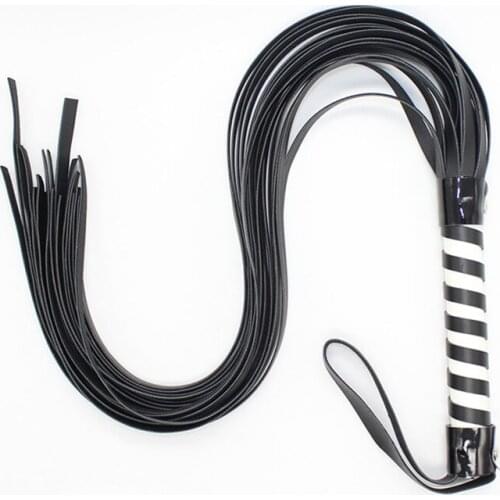MaryXiong 75cm PU Leather Whip Spanking Paddle Adult Game Kinky Bondage Restraint Flirting Erotic Product Fetish Bdsm Sex Toys
