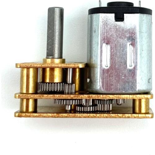 DC 3V Micro Speed Gear Motor N20 Mini Metal Electric Gear Reducer Motor 15-1000RPM Reduction Gear Motor for Car Robot Model