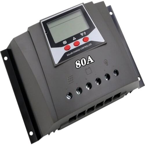 Donghui PWM solar charge controller module 80A 12V 24V 36V 48V control solar panel battery regulator charge controller