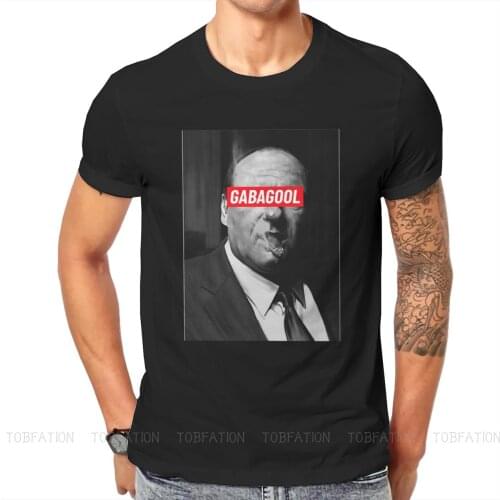 Gabagool Newest TShirts The Sopranos Men Harajuku Fabric Streetwear T Shirt Round Neck Oversized