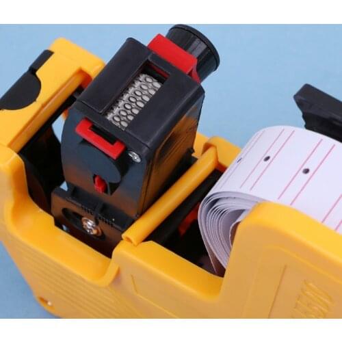 MX-5500 8 Digits Price Tag Gun Labeler Labeller Stickers Label Paper +2 Ink Roll