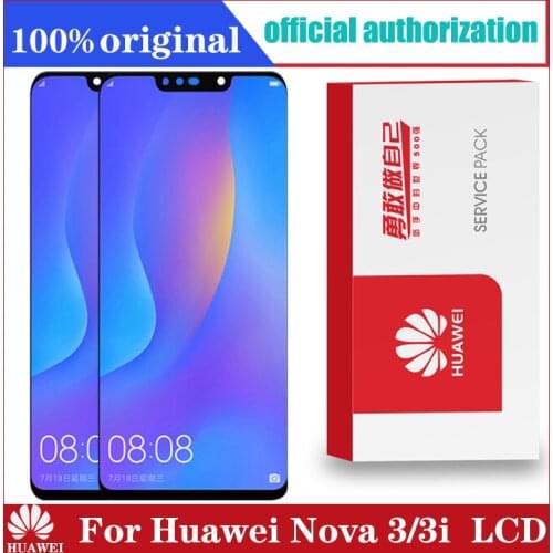 Original 6.3'' LCD for Huawei Nova 3i LCD Display Touch Screen Digitizer Assembly Huawei Nova 3 LCD